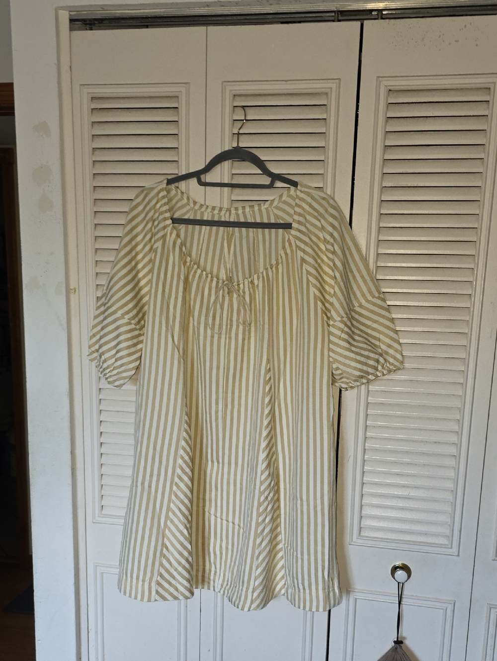 Women's Striped Mini Dress - Picture 13 of 16